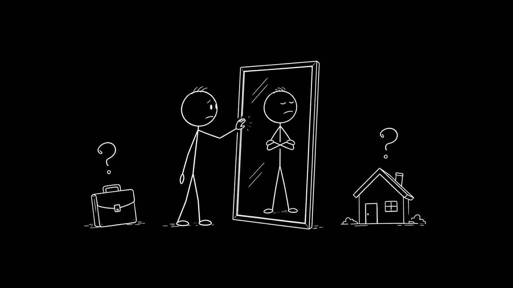 Illustration for Why You Feel Like You're Living Someone Else's Life