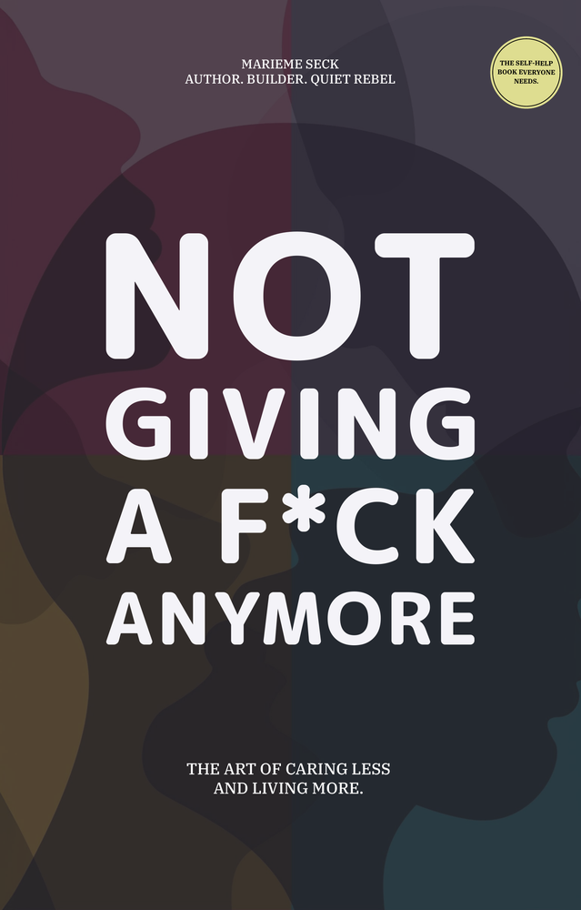 Not Giving a F*ck Anymore · 2026 paperback and Kindle edition cover